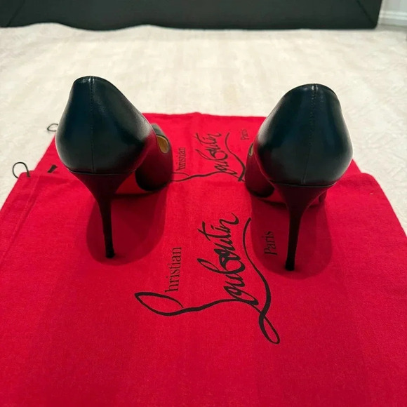 AUTHENTIC Black 100mm Decolette 554, Christian Louboutin, 36.5 (Not For Bundle) - Picture 4 of 15